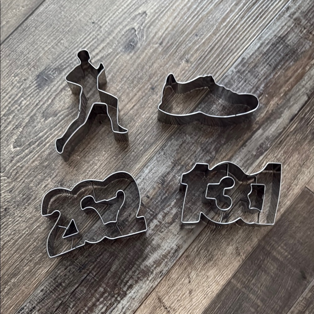 Runner Running Marathon Cookie Cutter Set